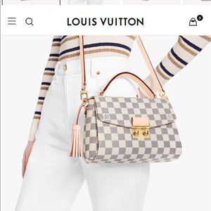 SOLD 100%Auth NWT Louis Vuitton Croisette Crossbody bag-